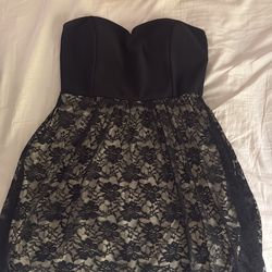 Large beautiful black short dress