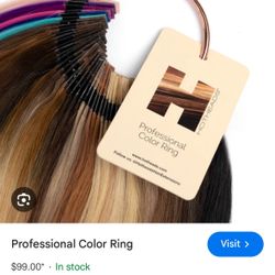 Hot Heads Hair Extensions Color Chart Ring 