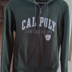 Cal Poly college NEW . Women's Jacket With Hoodie,S