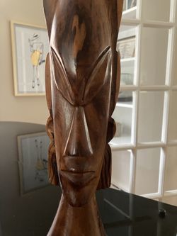 Vintage Hand Carved Figurine 