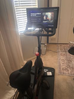 Peloton Stationary Exercise Bike with Screen