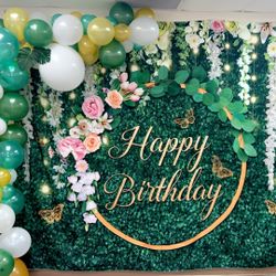 Happy Birthday Photo Backdrop 10’ x 8’