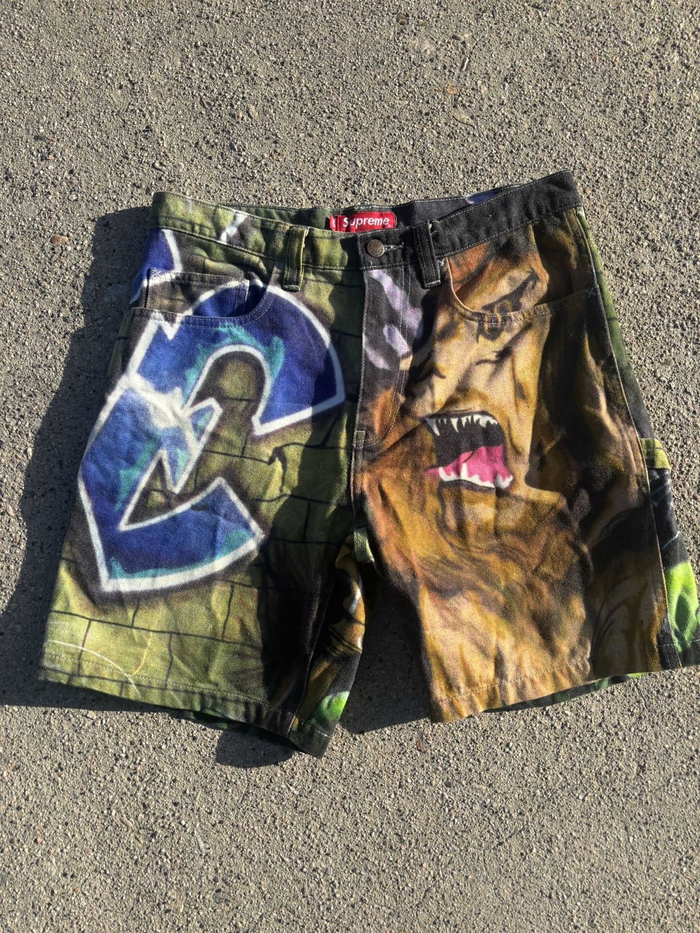 Supreme Lions Den Painter Shorts