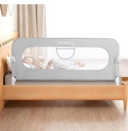 Bed Rail for Toddlers,Swing Down Kids Bed Rails Guard for Twin,Full,Queen,Bunk Size Bed,Extra Tall Child Bed Rail Guard with Reinforced Anchor Safety 