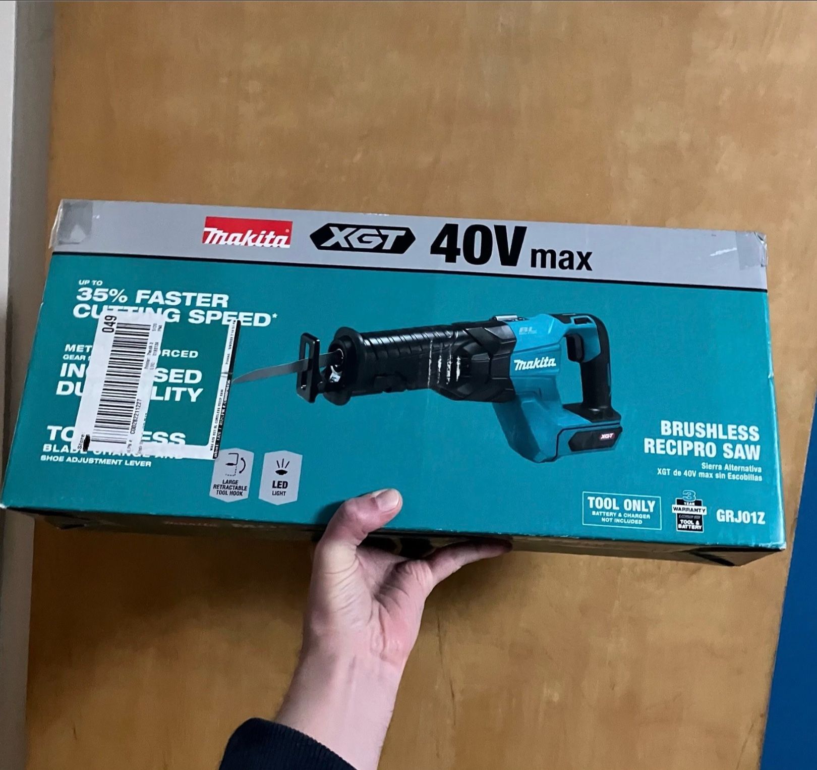 NEW Makita GRJ01Z 40V Max XGT Brushless Cordless Recipro Saw (Tool Only) Reciprocating sawzall