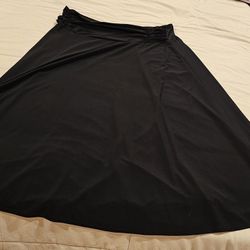Black Flair Skirt