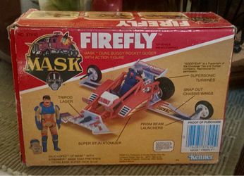 M.A.S.K. Firefly Dune Buggy w/ Julio Lopez - 1986 Kenner - MiB - 80’s Gem!