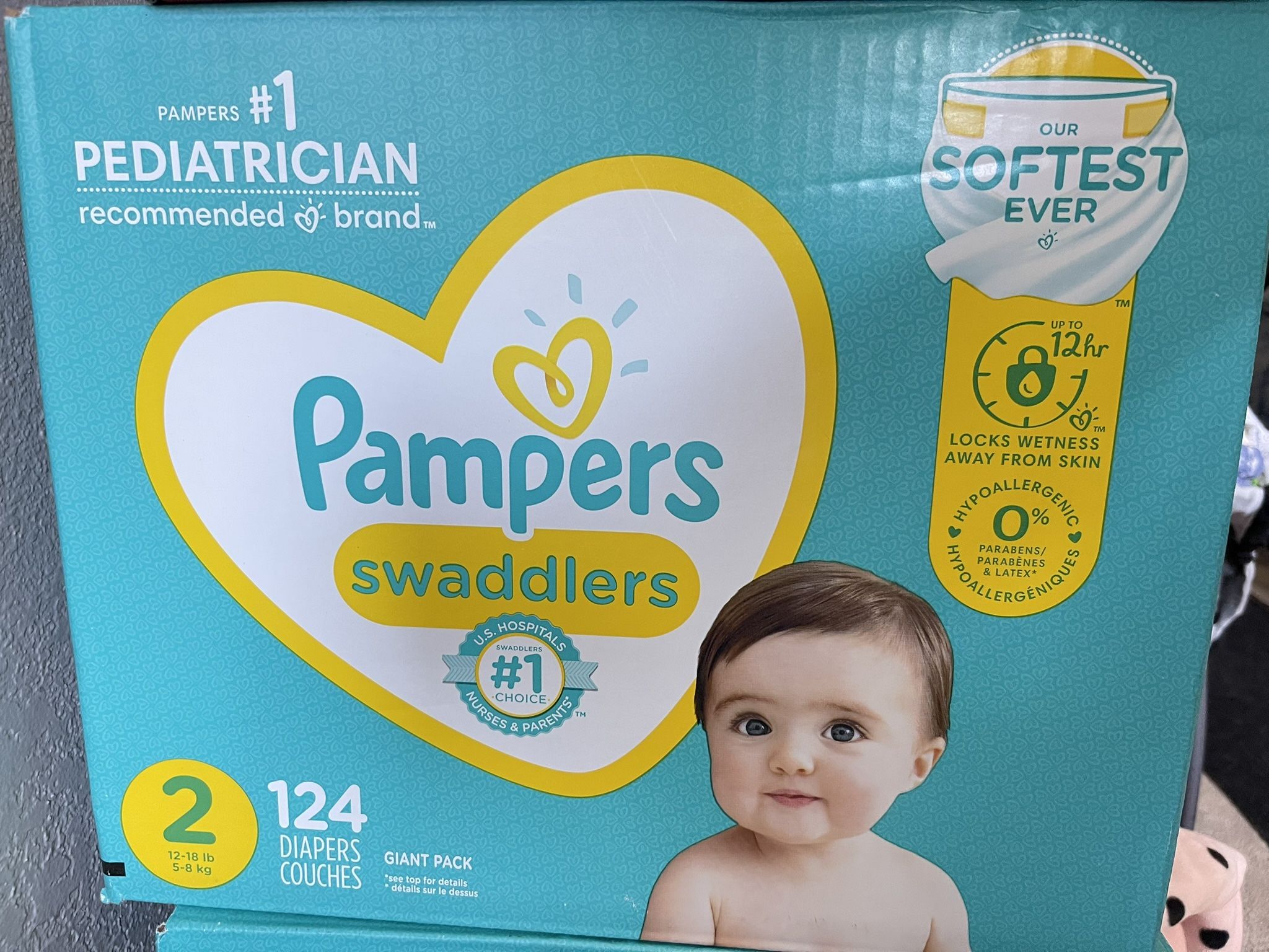 Pampers Diapers Size 2 Brand New Never Opened