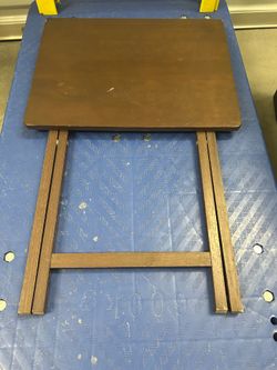 Folding Wood TV Tray / Snack Table