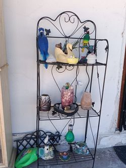Wrought Iron Black Stand