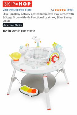 BRAND NEW Skip Hop Silver Lining Cloud Baby's View 3-Stage Activity Center