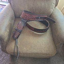 Western Holster And Belt