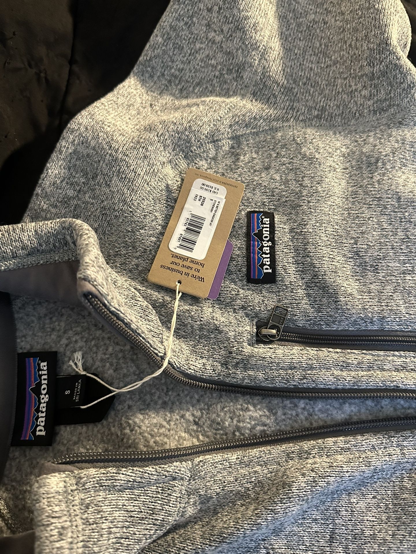 Patagonia Fleece Jacket - Stone Wash Gray - $180