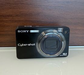 Sony Cyber-Shot DSC-W170 10.1MP Compact 5x Zoom Super SteadyShot Black W/Case