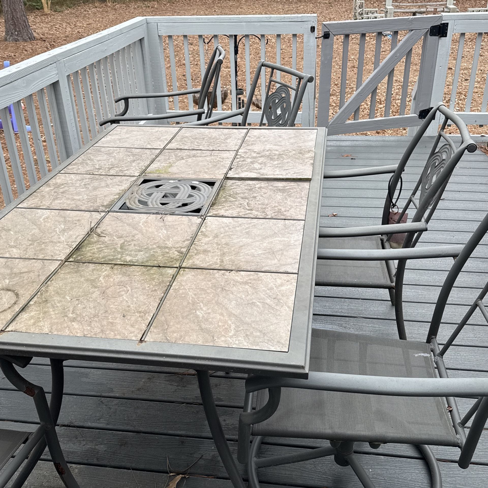 Deck Table And Chairs