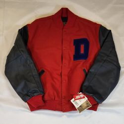 Holloway Red and Black Bomber Jacket Size 2XL