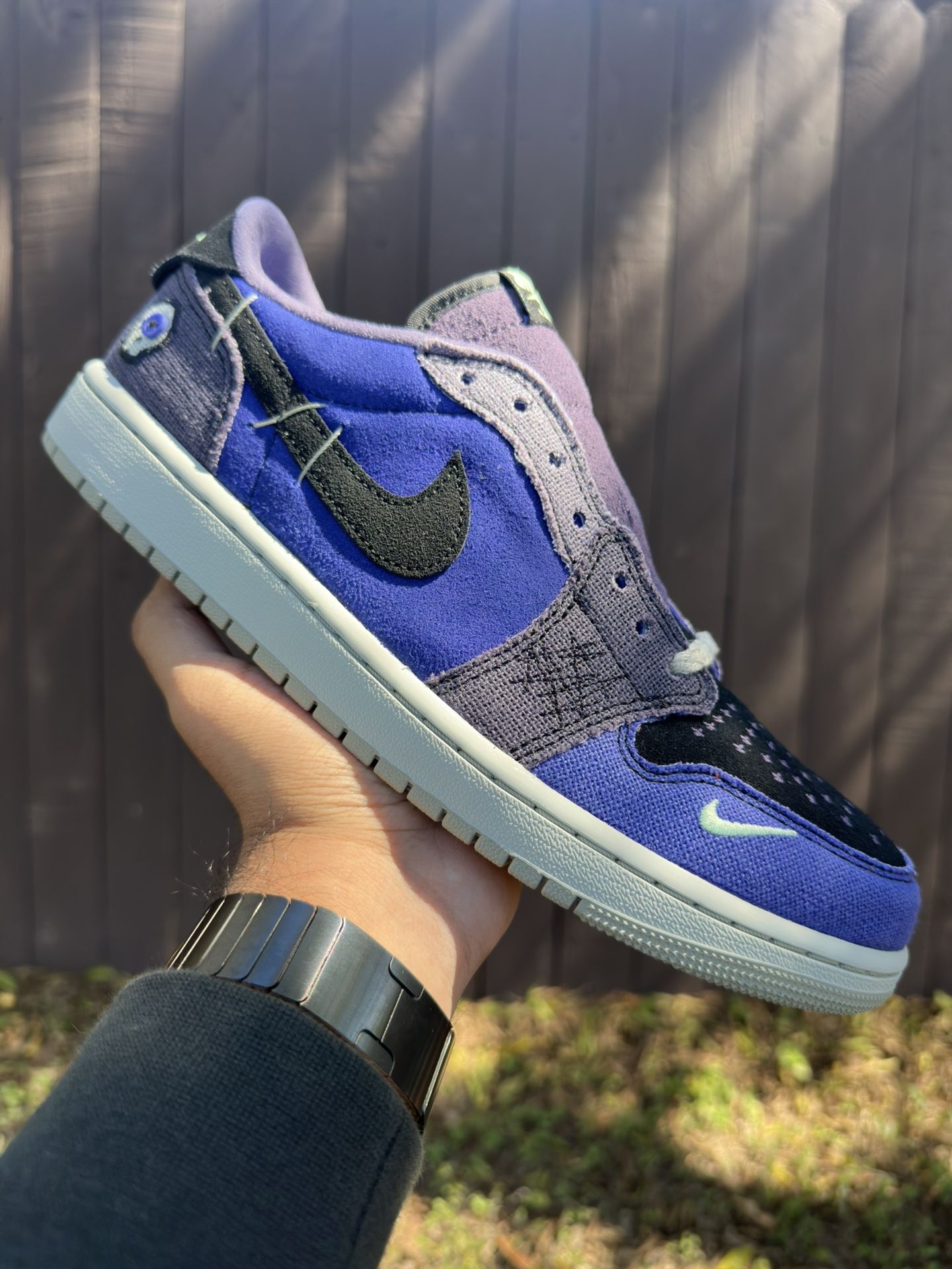 Air Jordan 1 Low x Zion Voodoo Sz 9 Ds