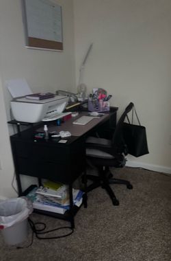 Desk with office chair included