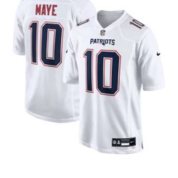 Nike Drake Maye Official Jersey Size Men’s Medium