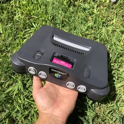 Nintendo 64 With All Cords + Controller
