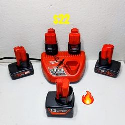 Milwaukee Batteries Chargers TOOL 