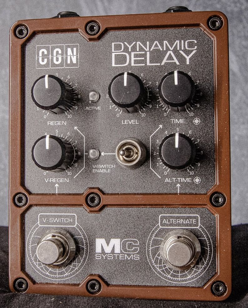 MC Systems CGN Dynamic Delay Pedal New In Box.