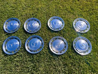 Vintage Mercedes Benz Hubcaps