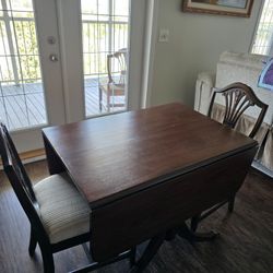China Cabinet, Circa 1900 Table Set