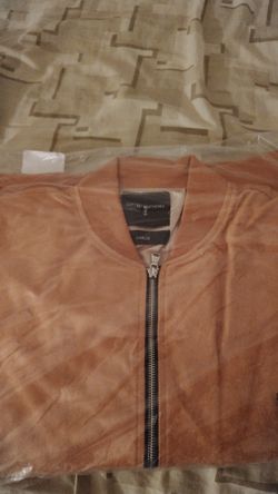 Bird Bomber Salmon Suede Large