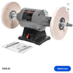 Polisher 10" Grinder For Metal / Jewelry/ Wood/ Jade/ Plastic/Silver/1HP Motor