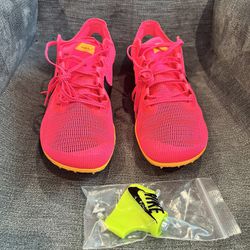 Nike Zoom Mamba 6 Hyper Pink Racing Distance Spikes DR2733-600 Men’s Sz 9🔥