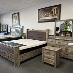 4PC King Bedroom Set