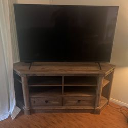 Wooden TV Stand (TV Not included) 