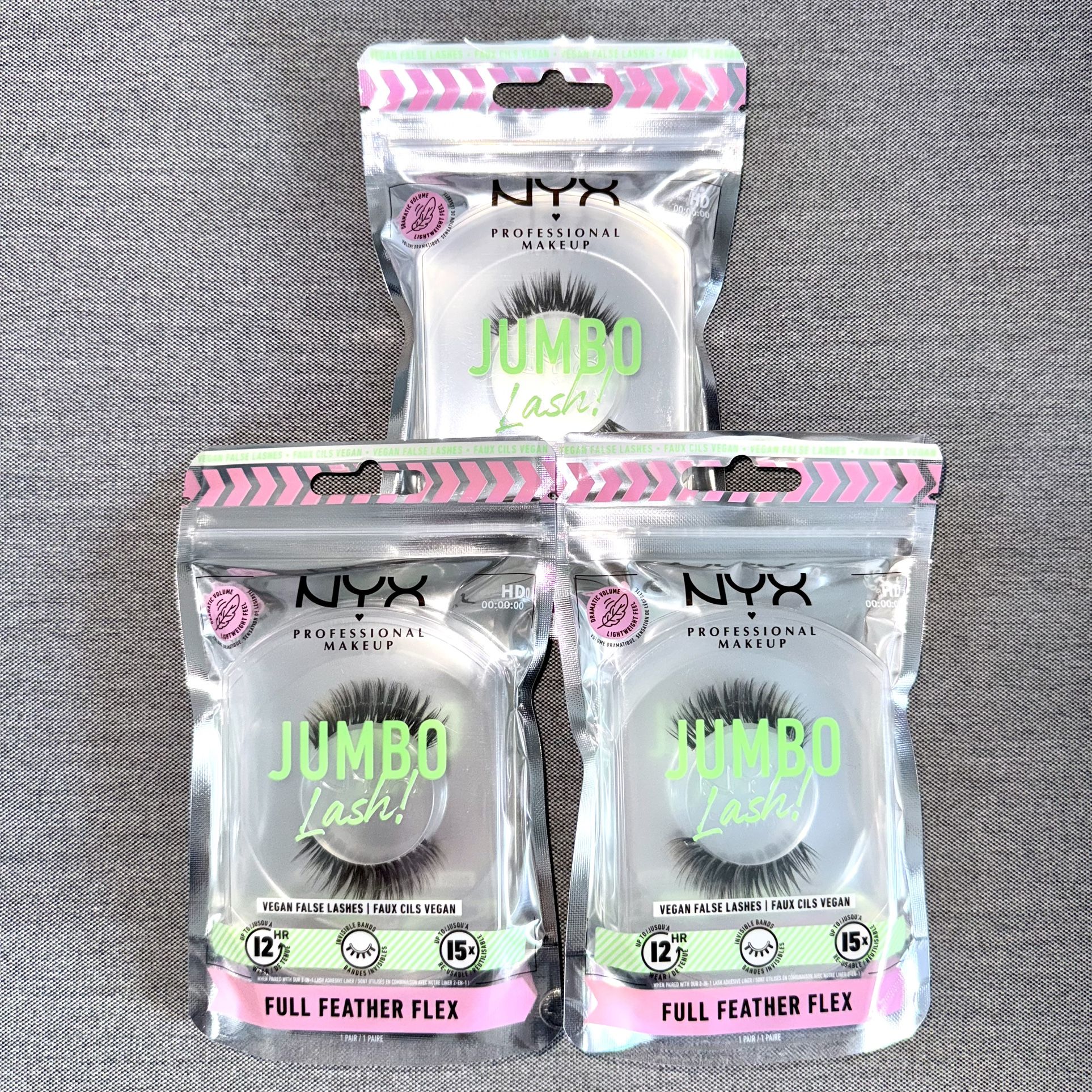 NYX Jumbo Lashes Full Feather Flex