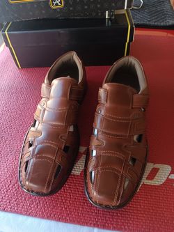 😎 vintage Men's 11 Stacy Adams shoes 1 new and 1 used size 11 👀 lot of #2