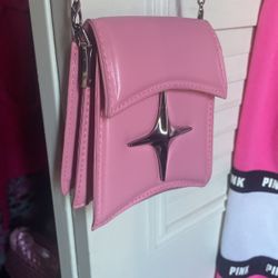 Cross Body Pink Purse 