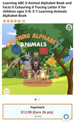 Learning ABC II Animal Alphabet I Available In AMAZON 
