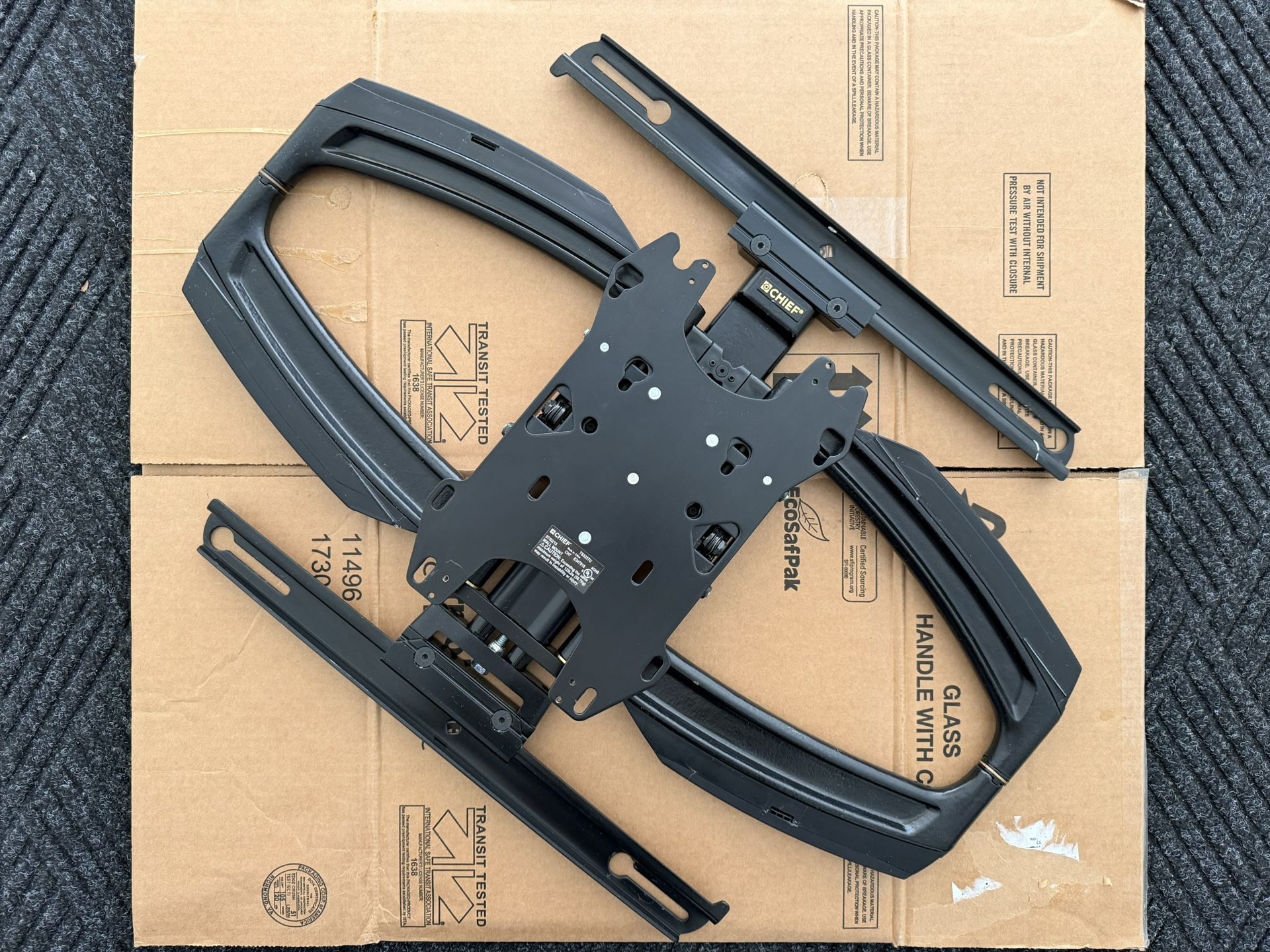 42"-75" TV Wall Mount Chief TS525TU Large Thinstall Dual-Swing-Arm Wall Mount