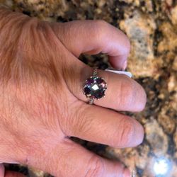 Mystic Topaz Ring Size 8 Sterling Silver 