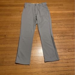 Russell Athletic Mens Baseball Pants Gray Size Medium