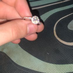 Diamond Engagement Ring( Mosinite)