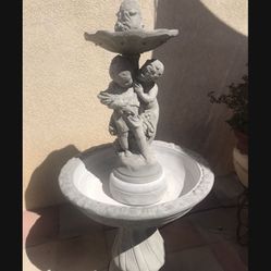 New Water Fountain Made Out Of Cement Perfect Gift 