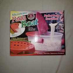 MICROWAVE PASTA BOAT - AS SEEN ON TV