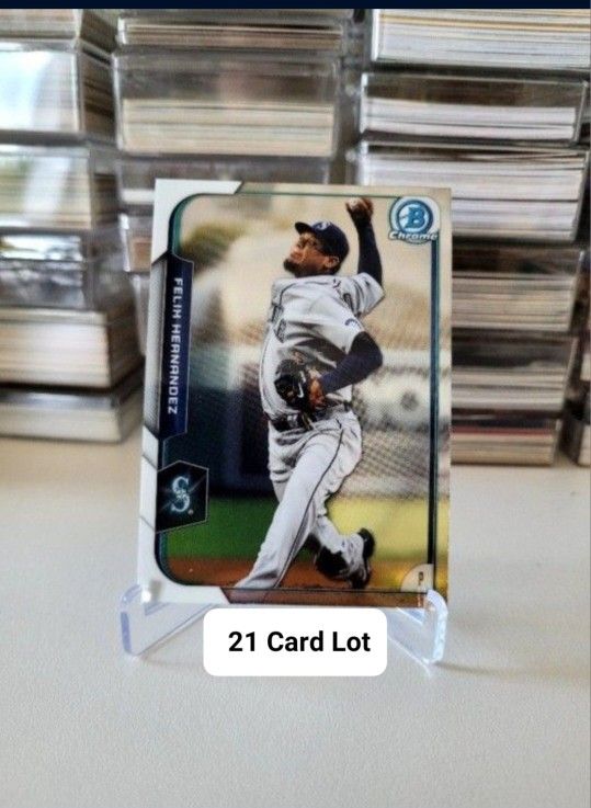 ⚾️ 21 Card Lot - SP Felix Hernandez Cards