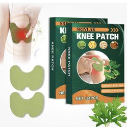 48PCS Knee Relief Patches Sticker Joint Pain Wormwood Extract Plaster Exp 5/2028