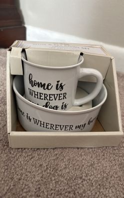 Mug &pet Bowl Set