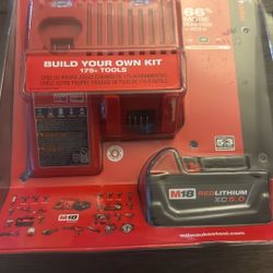Brand New Milwaukee M18 18-Volt Lithium-Ion XC Starter Kit with One 5.0Ah Battery and Charger