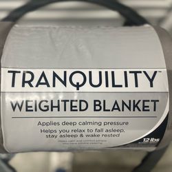 Grey Tranquility Weighted Blanket 