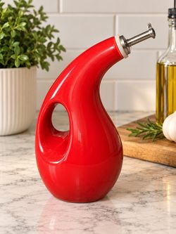 Rachael Ray Red Ceramic Olive Oil Dispenser