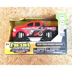 Mean Machines Ram 2500 Power Wagon 4x4 Push N' Go Toy Monster Truck New